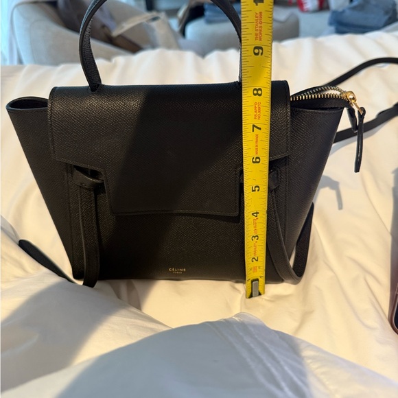 Celine Grained Calfskin Nano Belt Bag Black - Picture 12 of 15